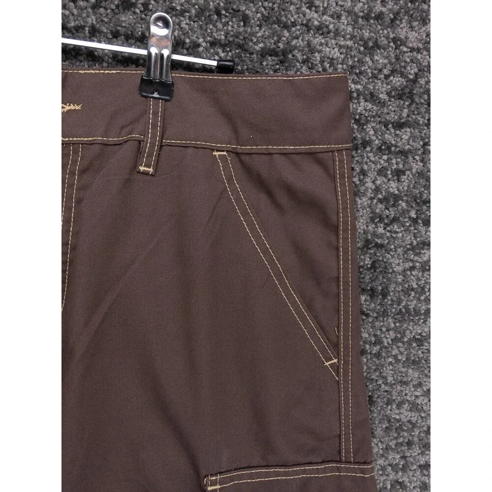 True Religion Cargo Shorts Mens 32 Actual 34 Bracken Brown Logo Outdoor NWT